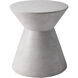 Astley 20 X 17.5 inch White Outdoor End Table